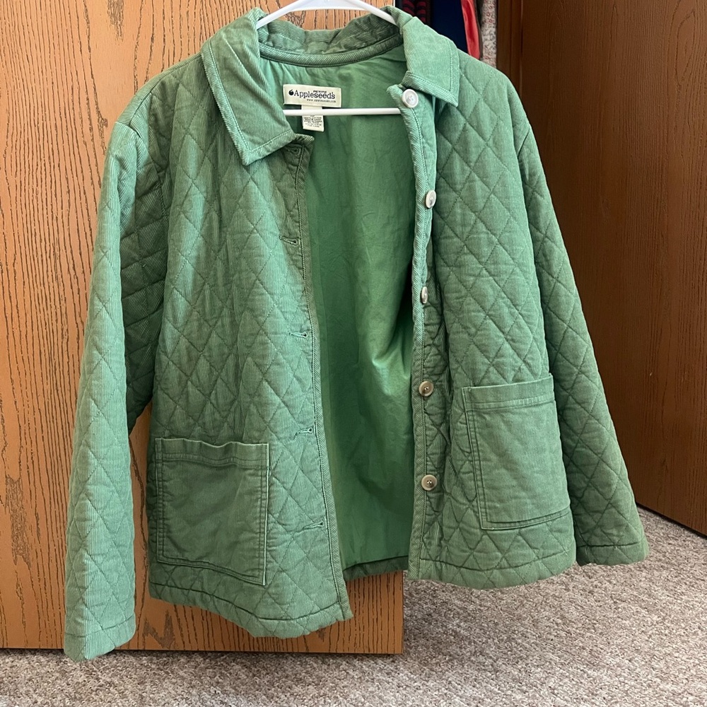 Green Quilted Jacket